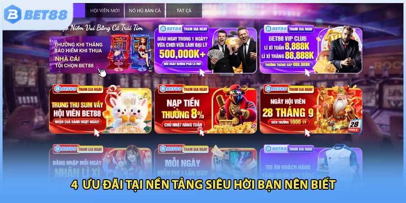 4 ưu đãi tại nền tảng siêu hời bạn nên biết