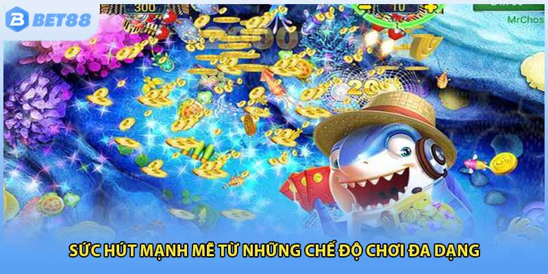 Sức hút mạnh mẽ từ những chế độ chơi đa dạng